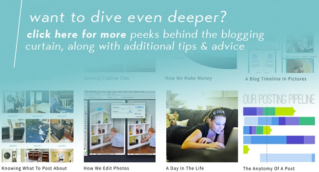 navigations banner for deeper dive into blogging content archives with additional tips and advice