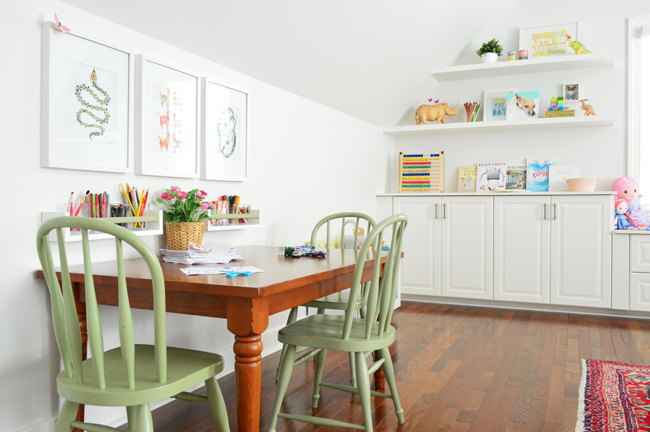 Playful Family Bonus Room Kids Art Desk