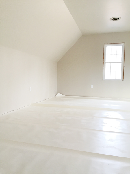 install hardwood flooring underlayment laid