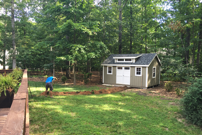 Shed-Electrical-Digging-Trench