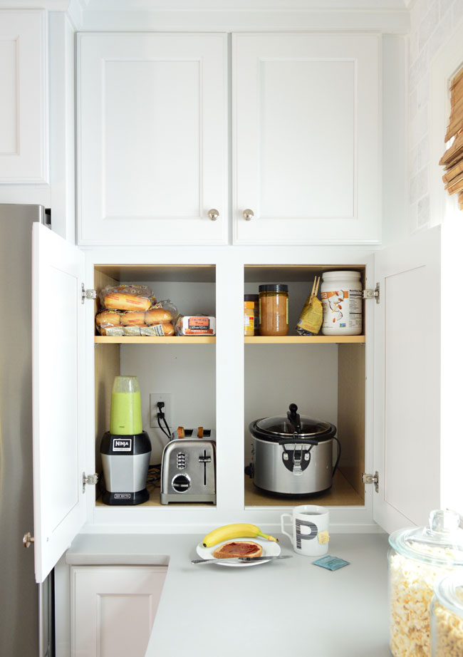 Kitchen Remodel Appliance Garage