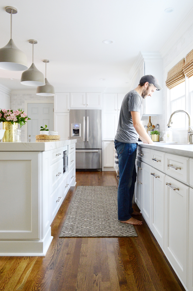 Kitchen Remodel Final John At Sink 650