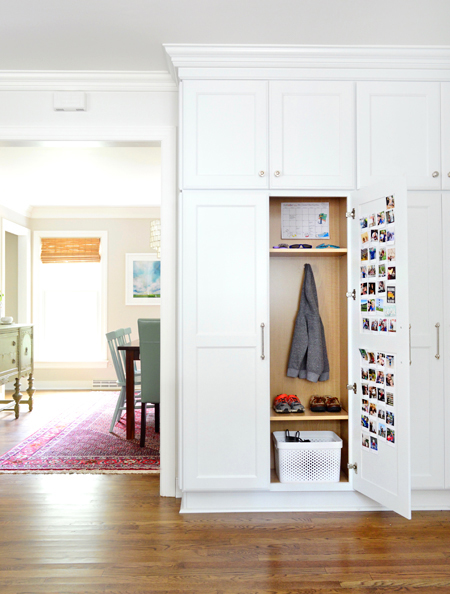 Cozinha Reno Mudroom oculto nos armários