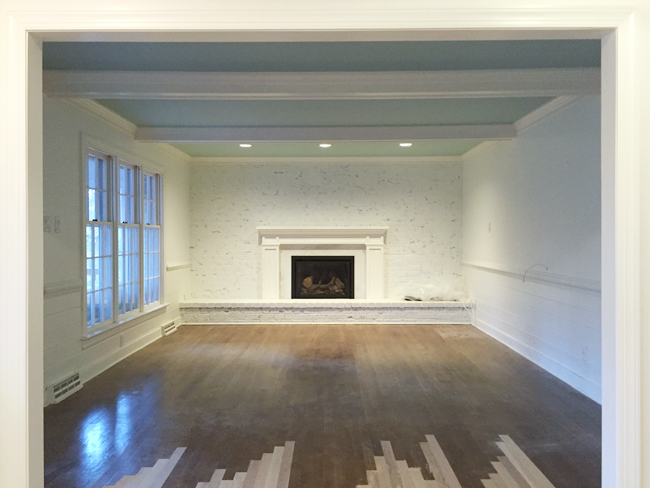 Refinishing Hardwood Floors Empty Living Room