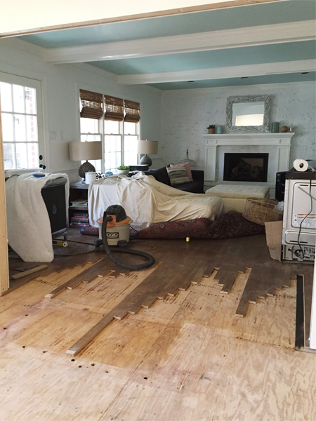 Refinishing Hardwood Floors Removing Transition Boards (Refinando pisos de madeira)