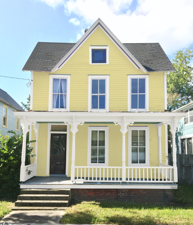 Beach House Exterior Color Yellow