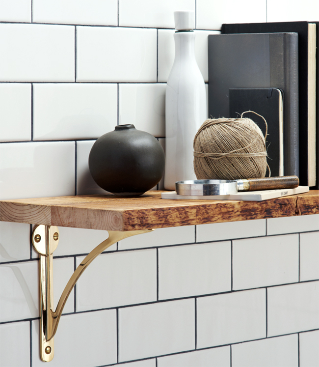 Reclaimed Kitchen Shelves Rejuvenation Option