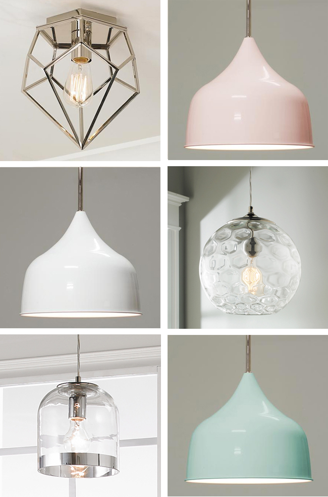 Shades Of Light Glass And Metal Pendants