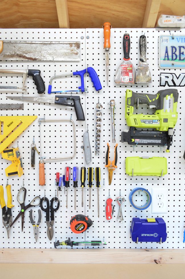 Tool shed pegboard deals