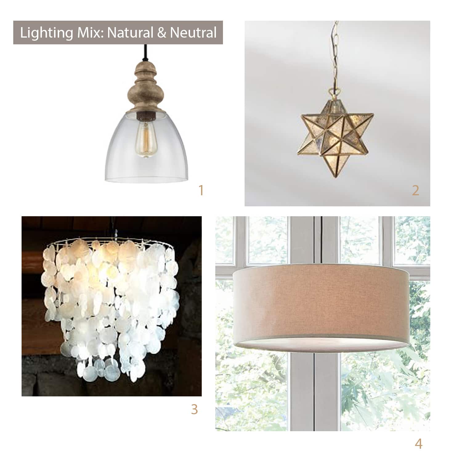 How To Select Light Fixtures That Work Together Without Being Boring