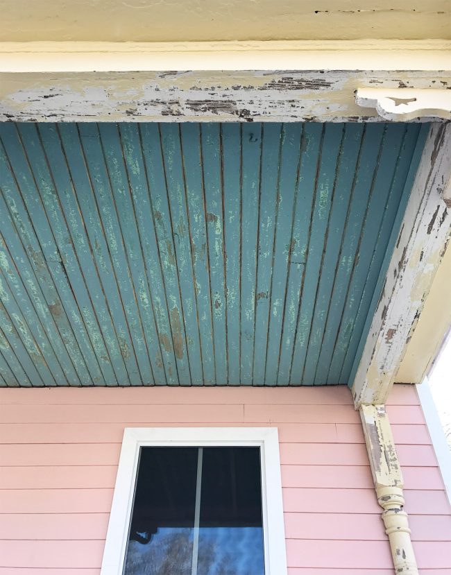 Beach House Porch Ceiling