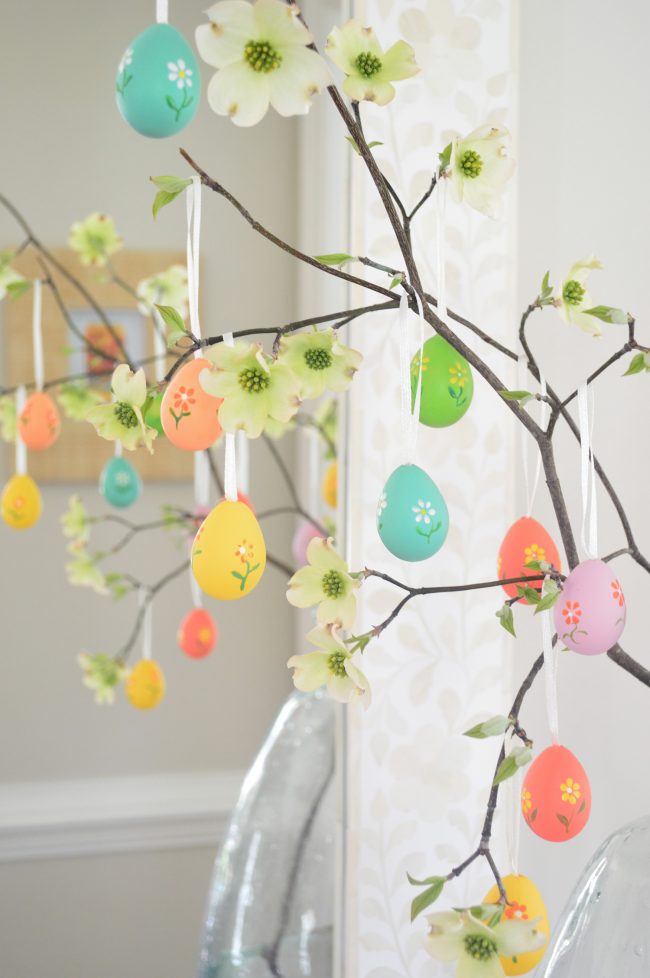 easy easter tree colorful eggs from World Market