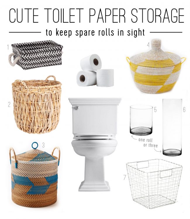 Cute Toilet Paper Storage