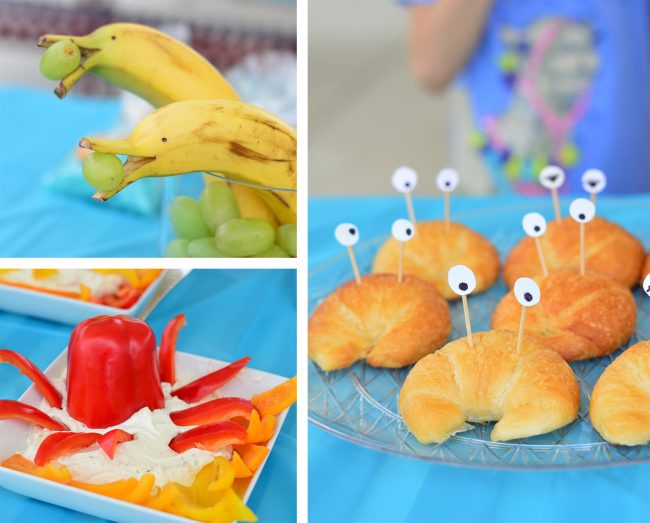 Under The Sea Party Food Grid 650x523