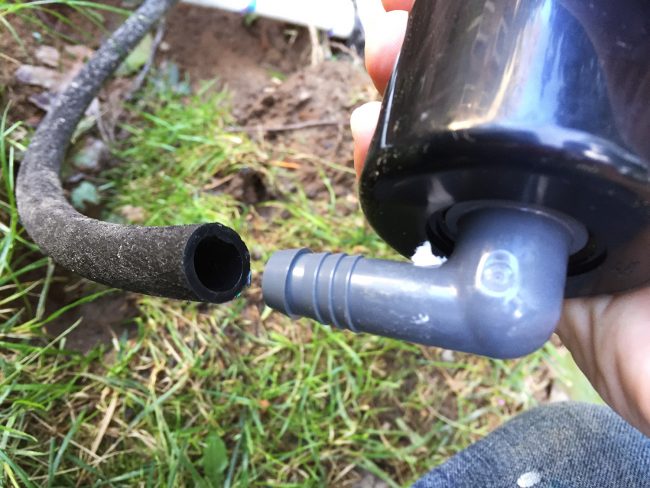 connecting swing pipe elbow on sprinkler head to funny pipe