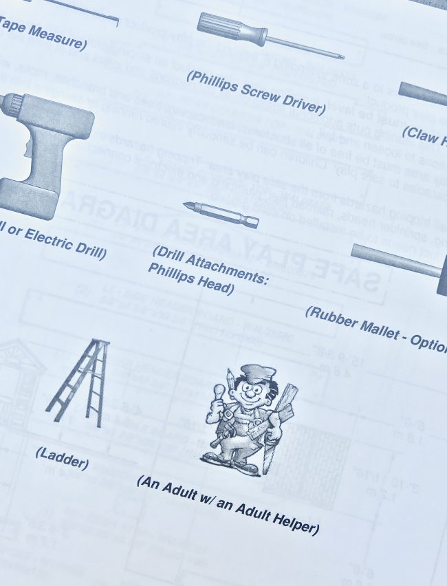 backyard discoveries cedar wooden playhouse instructions close-up