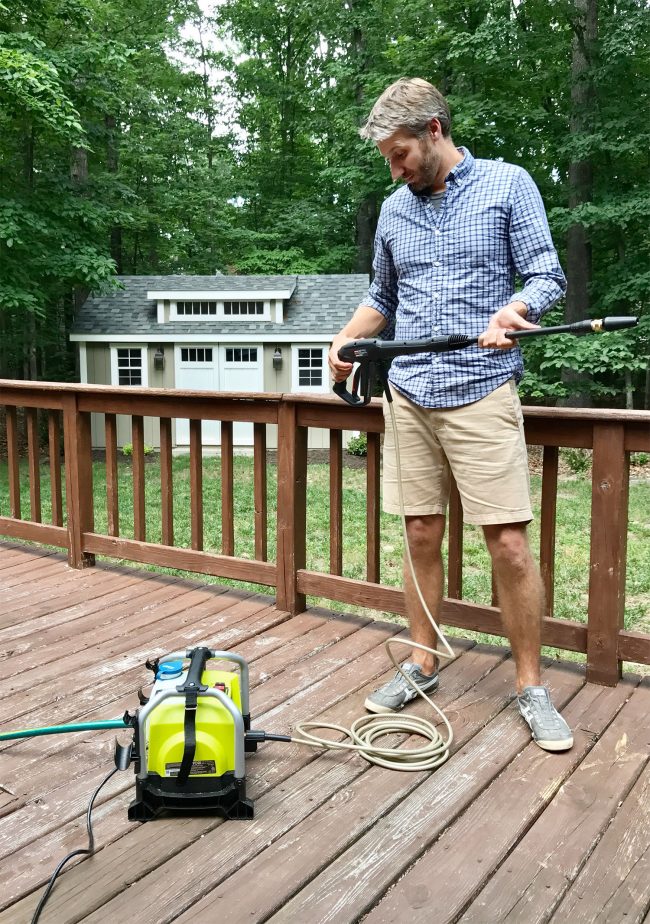 Pressure Washer John With Washer