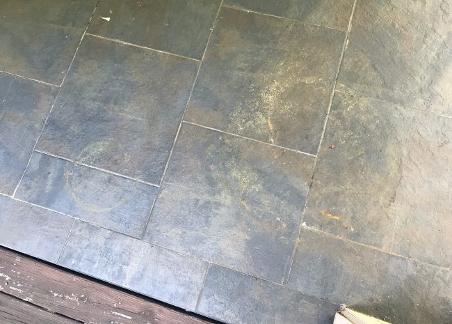 Pressure Washer Outdoor Tile Before 650x465