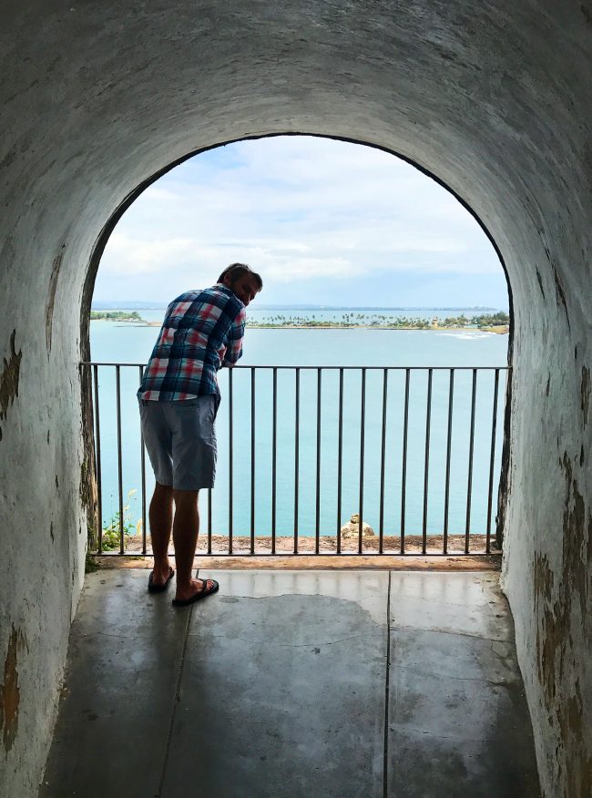 Puerto Rico Castillo Port Overlooking Water