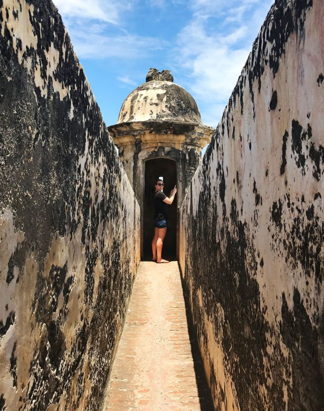 Puerto Rico Castillos Sherry Taking PIcture