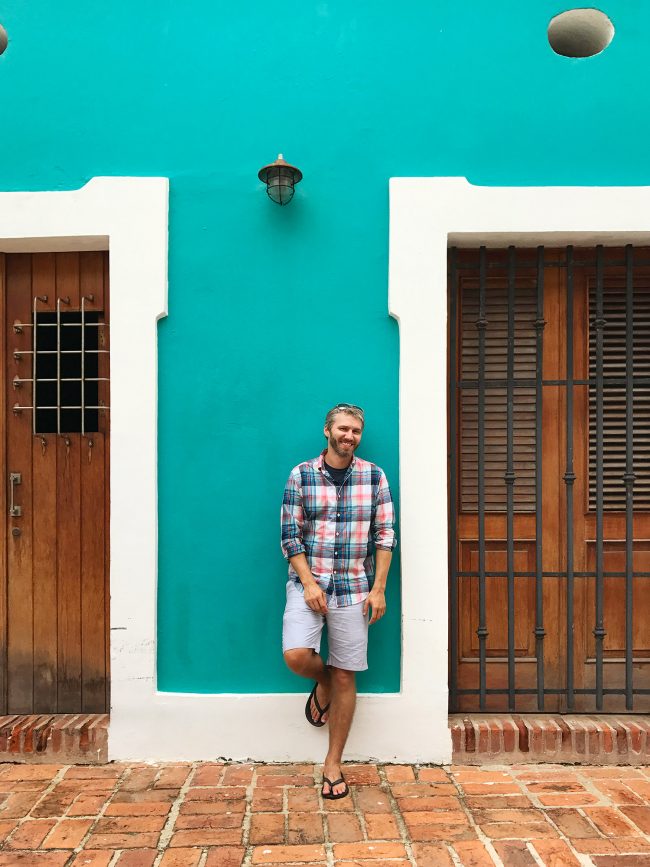 Puerto Rico Colorful Old SanJuan Teal John