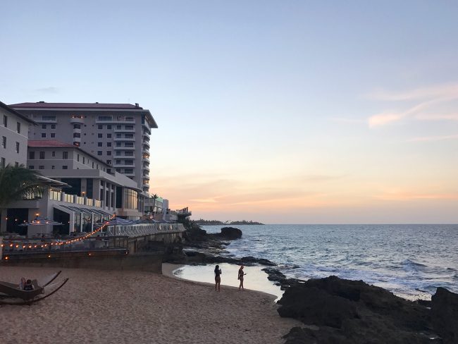 Puerto Rico Condado Hotel Sunset Beach 650x488