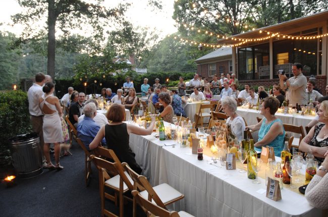 Ep54 Backyard Wedding Reception Area