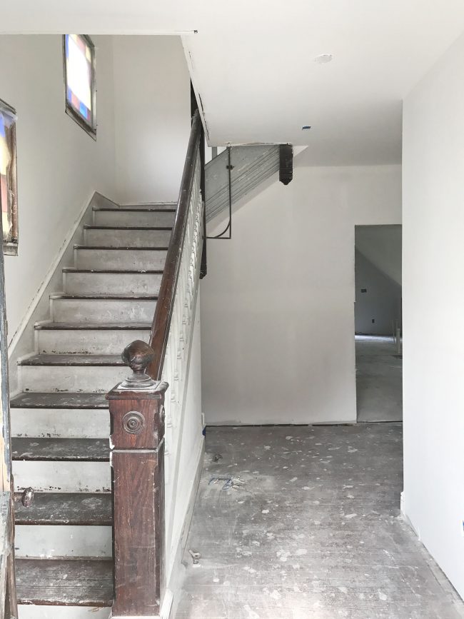 Beach House Drywall Foyer From Door