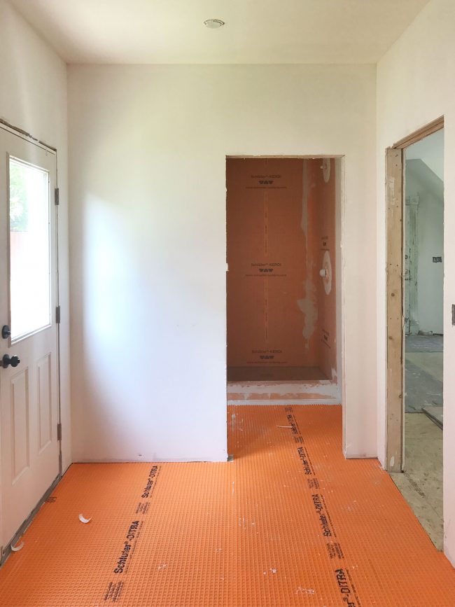 Beach House Drywall Mudroom