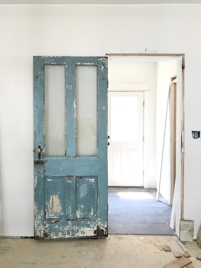 Beach House Molding Chippy Door In Dining