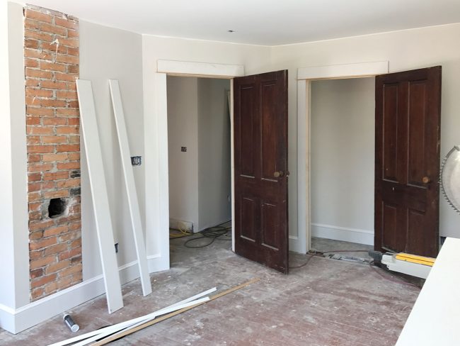 Beach House Molding From Upstairs Bedroom