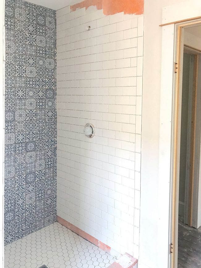 Beach House Shower Tile Unfinished