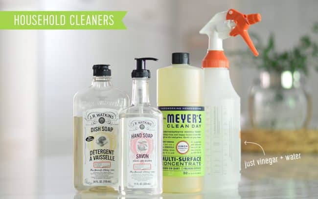 Natural Household Cleaners By JR Watkins And Mrs Meyers