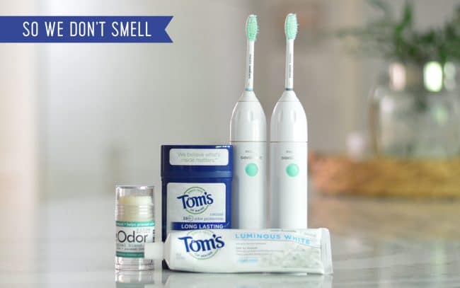 Natural Deodorant And Electric Toothbrushes