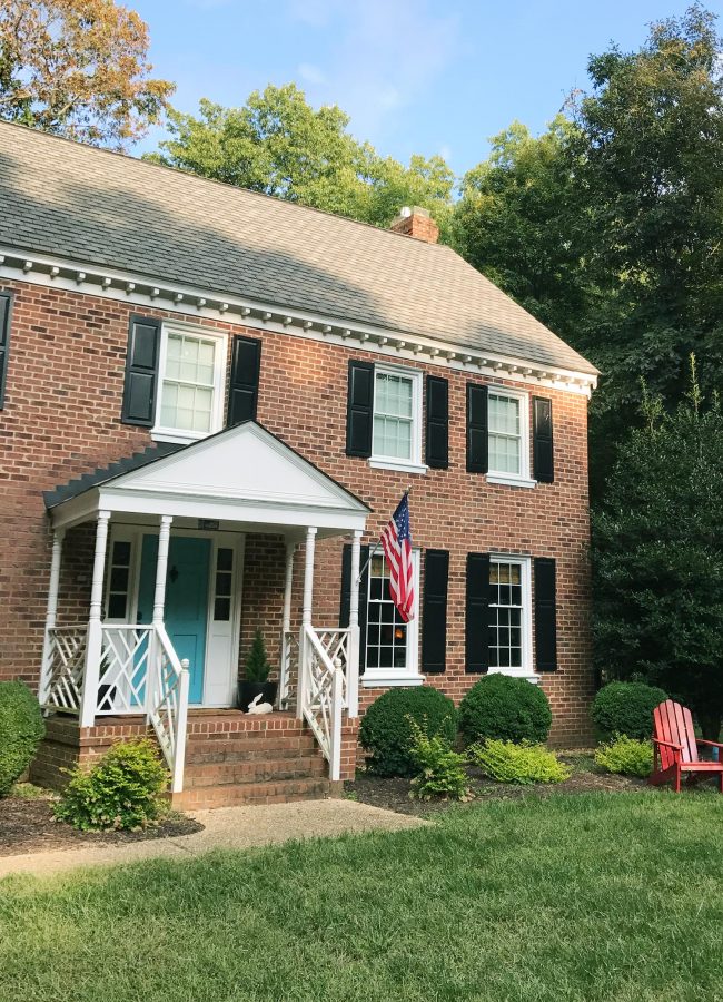 Front Porch Before Dirty Steps