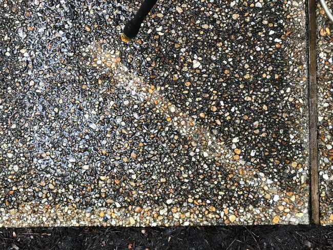 Front Porch Pressure Wash Walkway