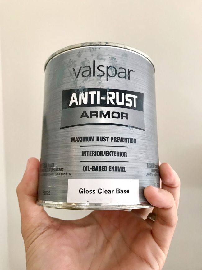 Refinish Clawfoot Tub Valspar Anti-Rust Armor Paint