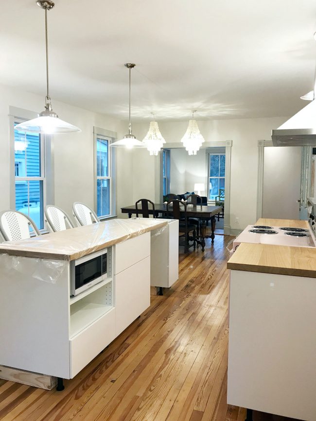 Beach House Kitchen From Back DoorColor