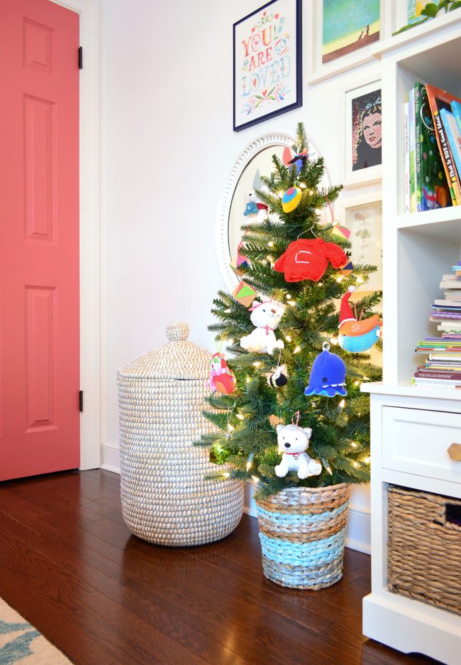 Holiday Christmas Tree Daughters Room Basket 650x936