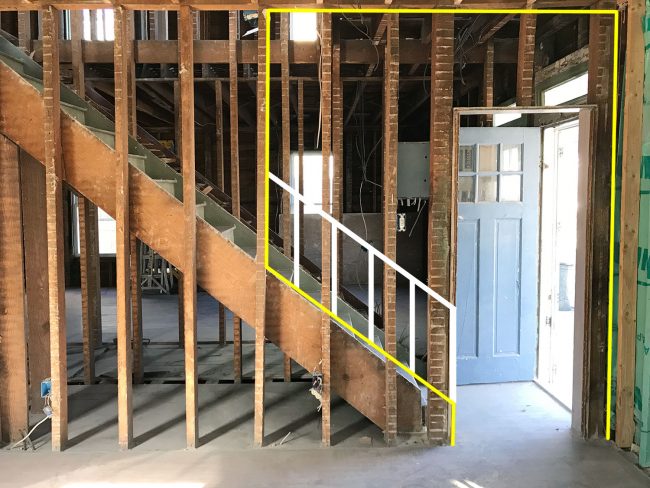 Demo Duplex Stairs To Be Opened With Marks