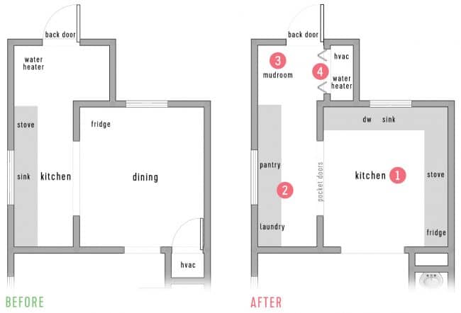 Duplex Floor Plan Downstairs Kitchen B And A 650x442