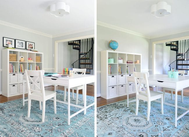 Staging Tips Homework Room Before After