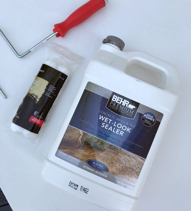 Mesa de café Beach House Behr Wet Look Sealer