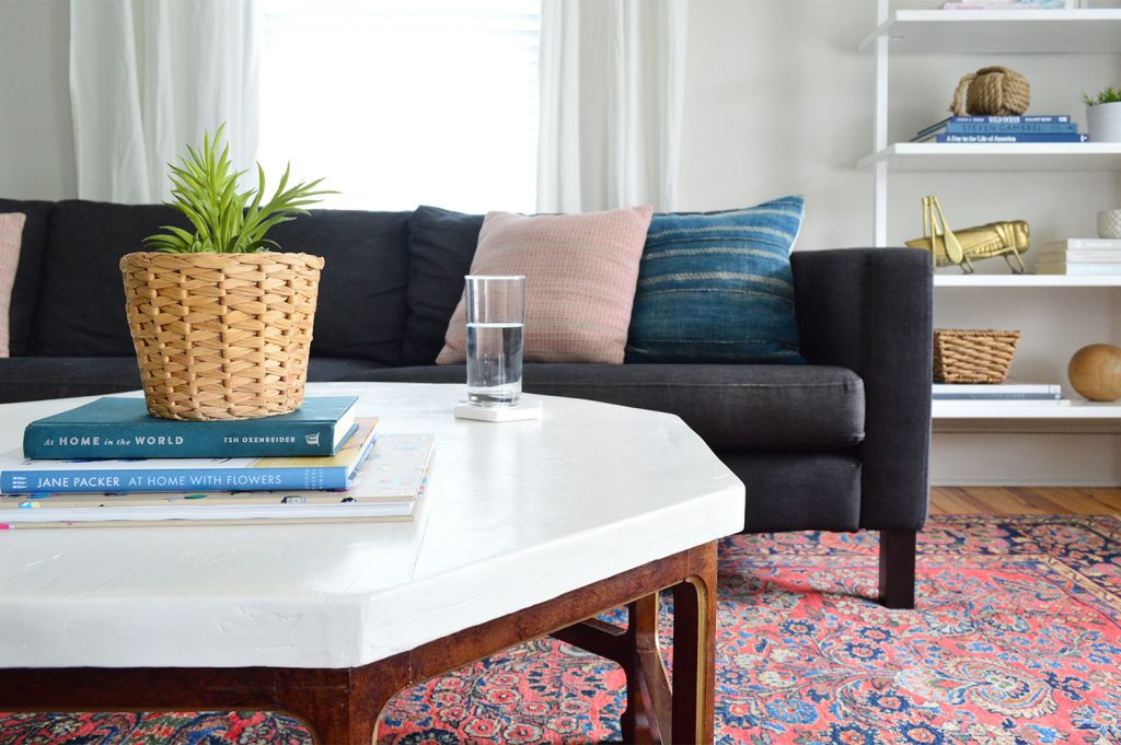 Beach House Coffee Table Close Up Horizontal