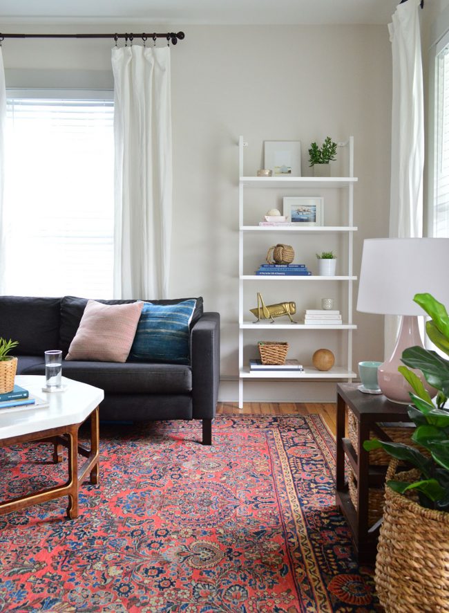 Beach House Coffee Table Living Room Shelf View