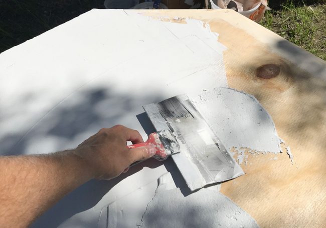 Beach House Coffee Table Putting Ardex On