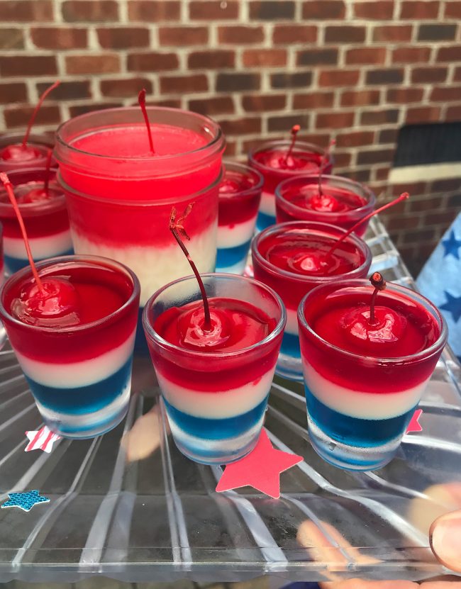 4th Of July Party Jello Shooters Virgin