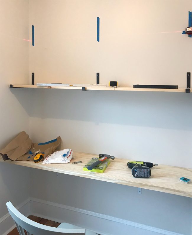 Beach House Office Level Horiztonal Second Shelf