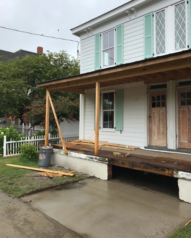 Duplex Exterior Concrete For Steps Poured