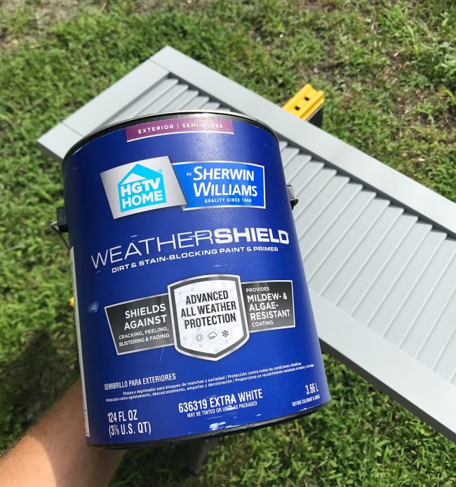 Duplex Exterior Shutter Painting HGTV WeatherShield